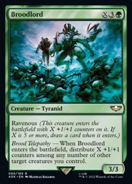 Broodlord ~ Commander: Warhammer 40,000 [ NM ] [ Magic MTG ]