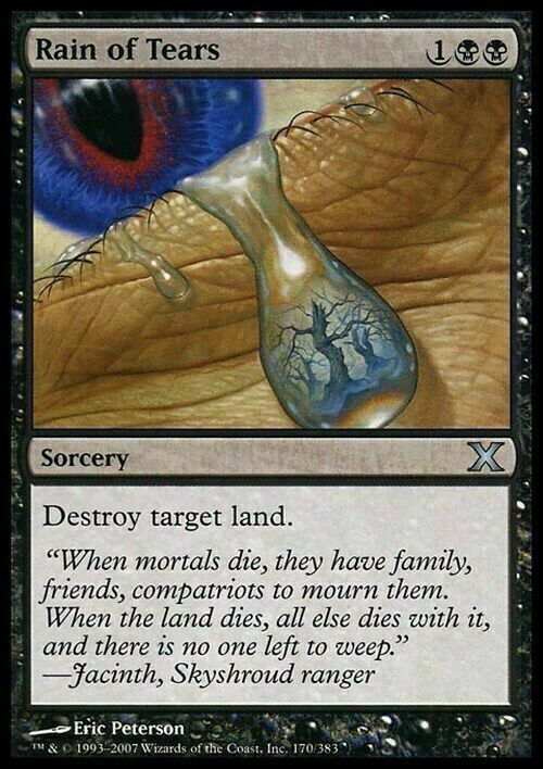 Rain of Tears ~ Tenth Edition [ EX ] [ Magic MTG ]