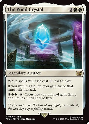 The Wind Crystal ~ Final Fantasy [ NM ] [ Magic MTG ]