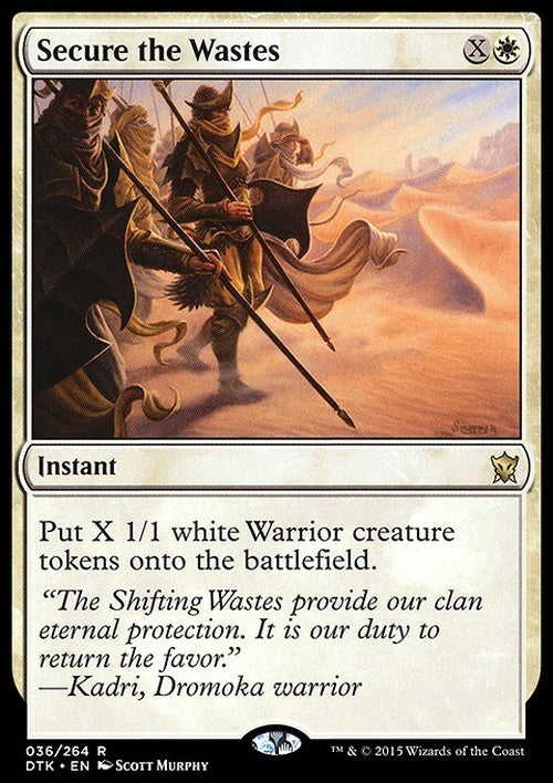 Secure the Wastes ~ Dragons of Tarkir [ EX ] [ Magic MTG ]