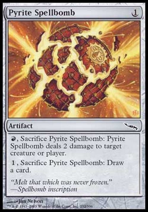 Pyrite Spellbomb ~ Mirrodin [ EX ] [ Magic MTG ]