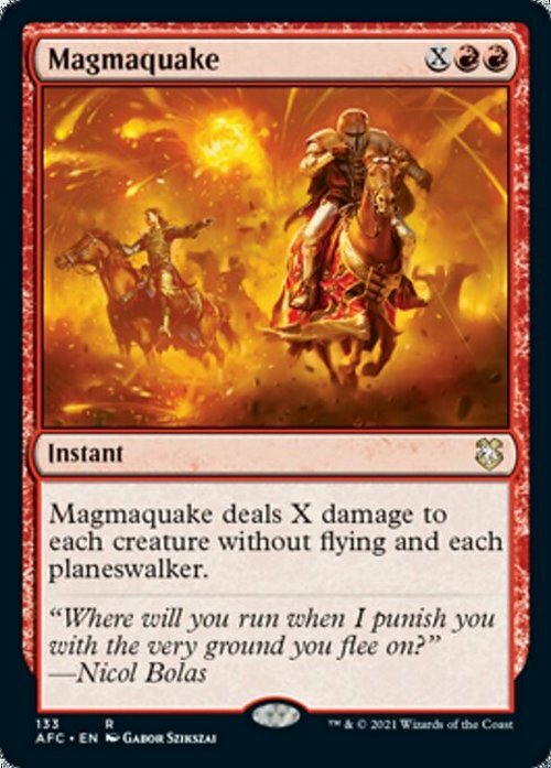 Magmaquake ~ Commander: Adventures in the Forgotten Realms [ NM ]