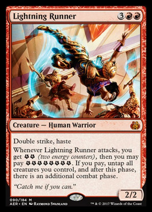 Lightning Runner ~ Aether Revolt [ EX ] [ Magic MTG ]