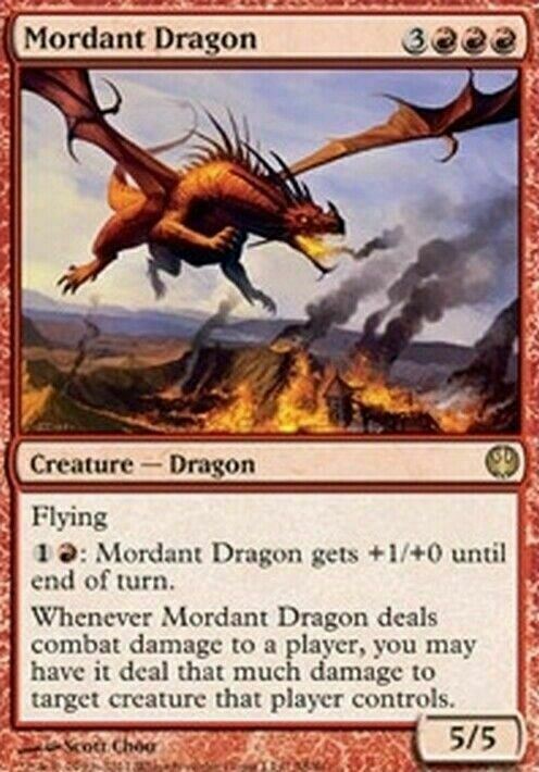 Mordant Dragon ~ Duel Decks [ EX ] [ Magic ]