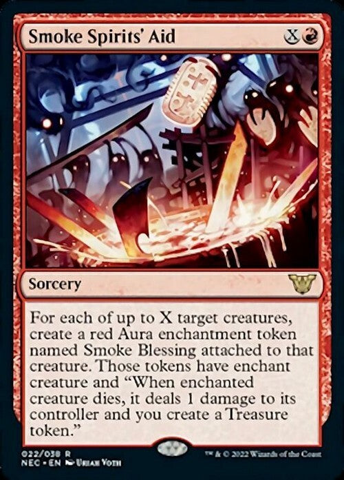 Smoke Spirits' Aid ~ Commander: Kamigawa: Neon Dynasty [ NM ] [ Magic MTG ]