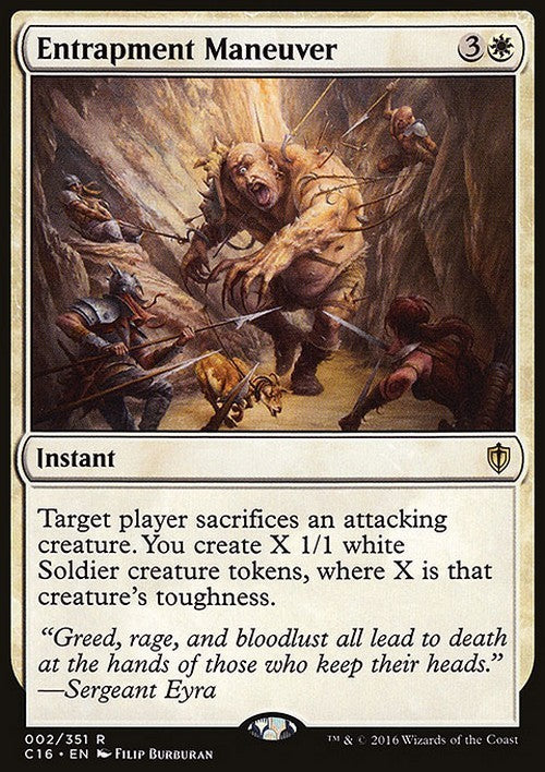 Entrapment Maneuver ~ Commander 2016 [ EX ] [ Magic MTG ]