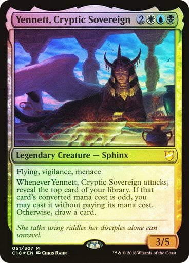 FOIL Yennett, Cryptic Sovereign ~ Commander 2018 [ EX ] [ Magic MTG ]