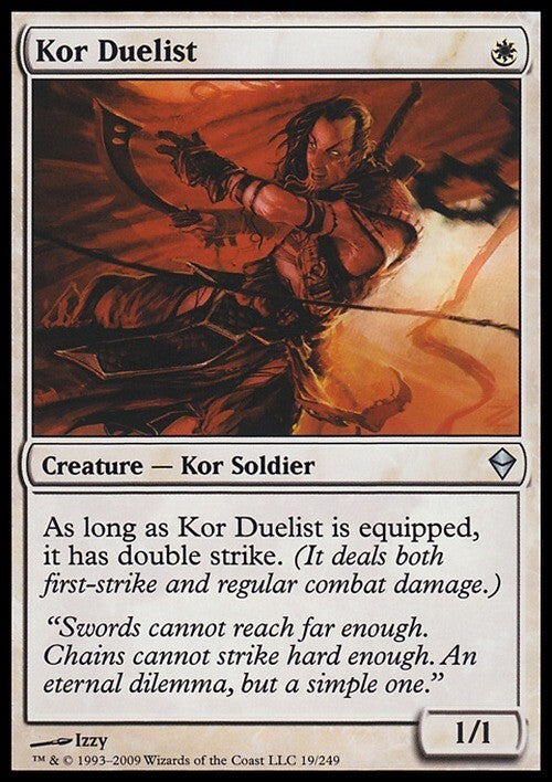 Kor Duelist ~ Zendikar [ EX ] [ Magic MTG ]