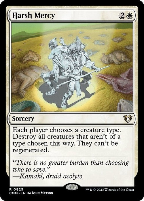Harsh Mercy ~ Commander Masters [ NM ] [ Magic MTG ]