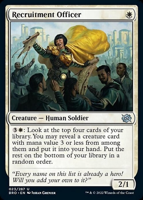 Recruitment Officer ~ The Brothers' War [ NM ] [ Magic MTG ]