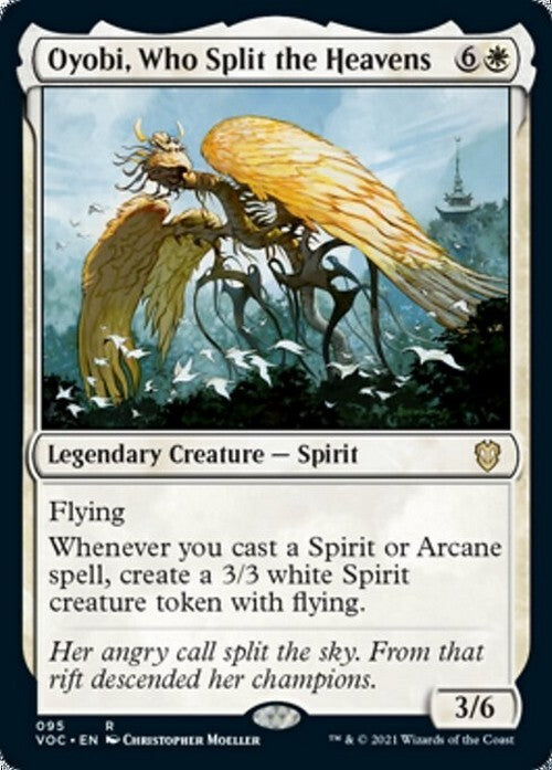 Oyobi, Who Split the Heavens ~ Commander: Crimson Vow [ NM ] [ MTG ]