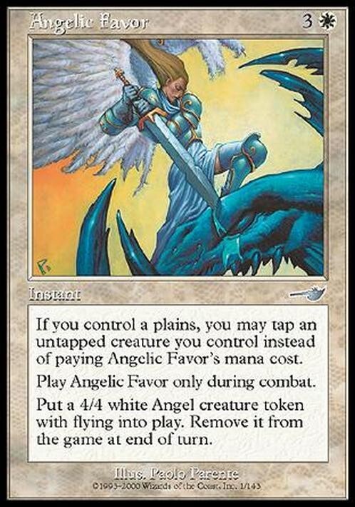 Angelic Favor ~ Nemesis [ EX ] [ Magic MTG ]