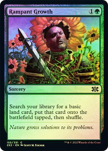 FOIL Rampant Growth ~ Double Masters 2022 [ NM ] [ Magic MTG ]