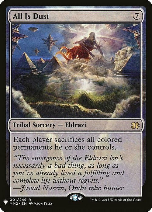 All is Dust ~ Mystery Booster [ NM ] [ Magic MTG ]