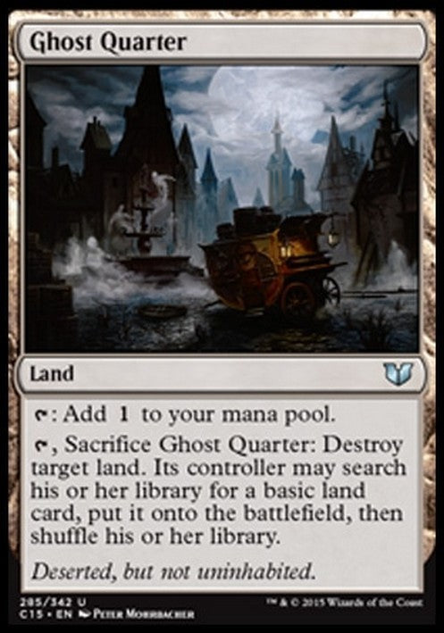 Ghost Quarter ~ Commander 2015 [ EX ] [ Magic MTG ]