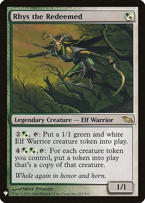 Rhys the Redeemed ~ Mystery Booster [ NM ] [ Magic MTG ]