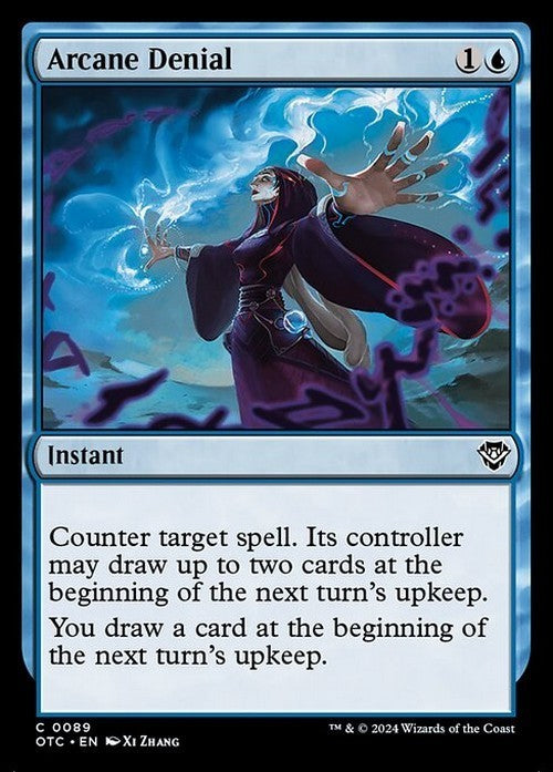 Arcane Denial ~ Commander: Outlaws of Thunder Junction [ NM ] [ Magic MTG ]