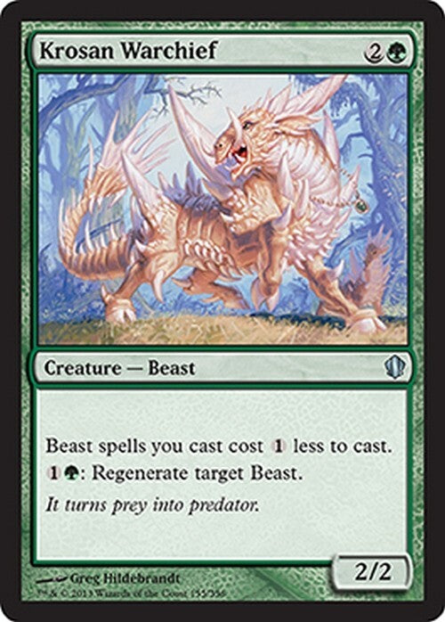 Krosan Warchief ~ Commander 2013 [ EX ] [ Magic MTG ]