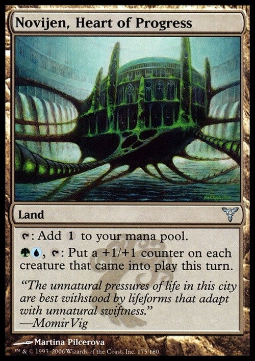Novijen, Heart of Progress ~ Dissension [ EX ] [ Magic MTG ]