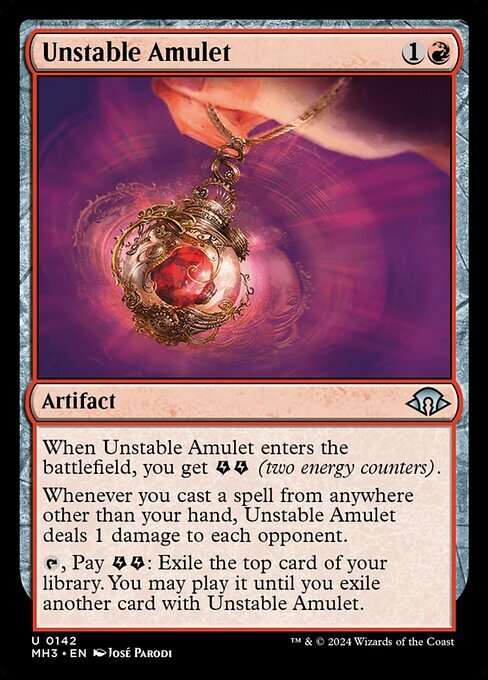 Unstable Amulet ~ Modern Horizons 3 [ NM ] [ Magic MTG ]