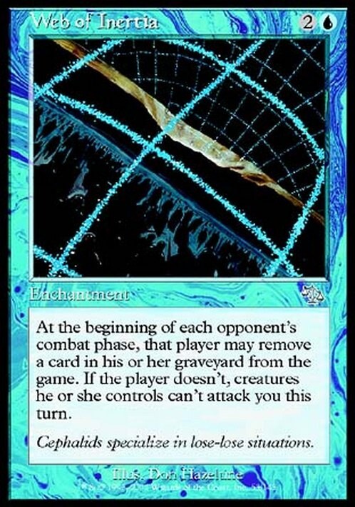 Web of Inertia ~ Judgment [ EX ] [ Magic MTG ]