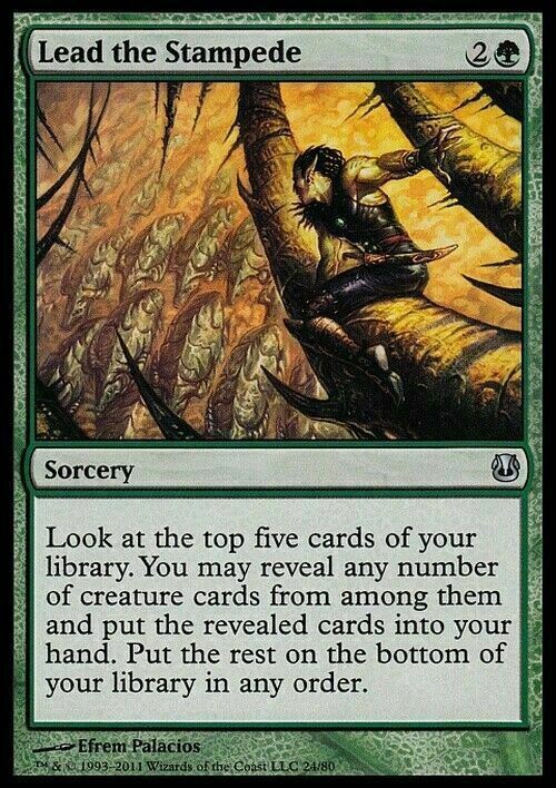Lead the Stampede ~ Duel Decks [ EX ] [ Magic MTG ]