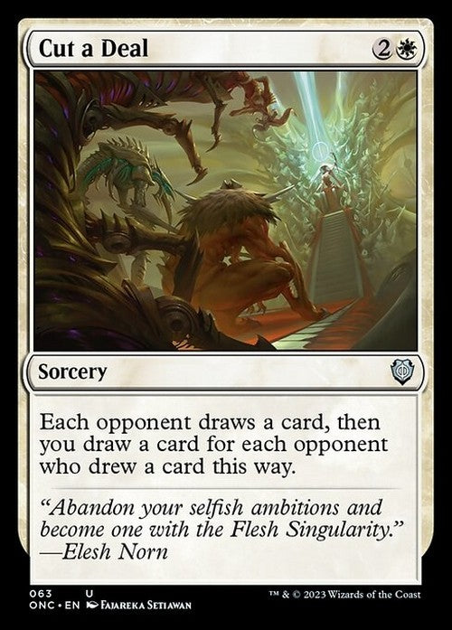 Cut a Deal ~ Commander: Phyrexia [ NM ] [ Magic MTG ]