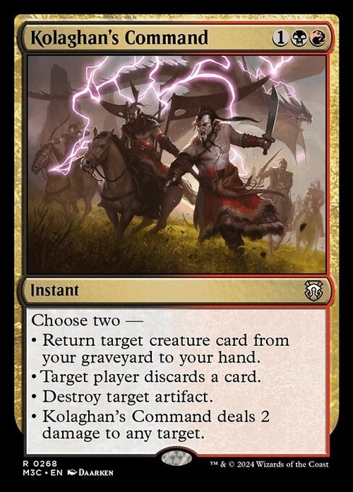 Kolaghan's Command ~ Commander: Modern Horizons 3 [ NM ] [ Magic MTG ]