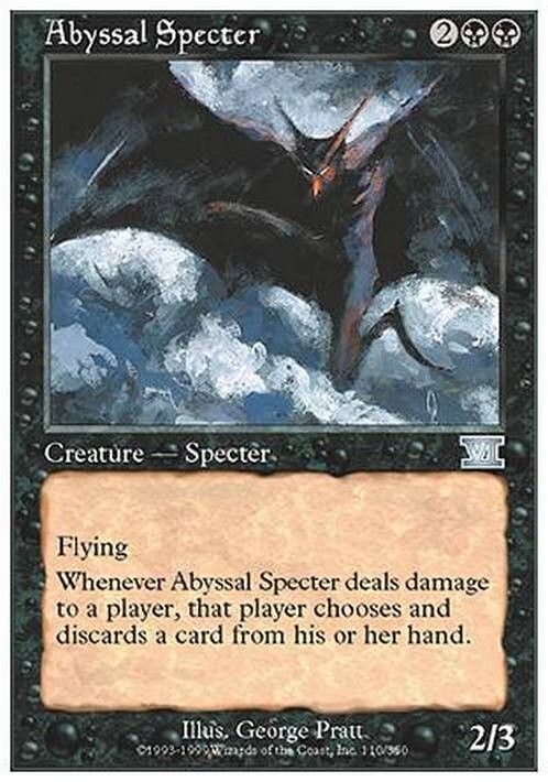 Abyssal Specter ~ Sixth Edition [ EX ] [ Magic MTG ]