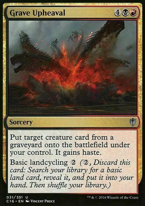Grave Upheaval ~ Commander 2016 [ NM ] [ Magic MTG ]