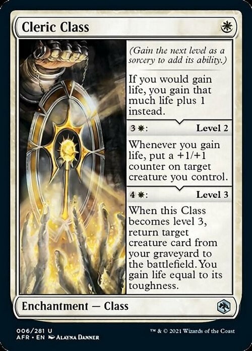 Cleric Class ~ Adventures in the Forgotten Realms [ NM ] [ MTG ]
