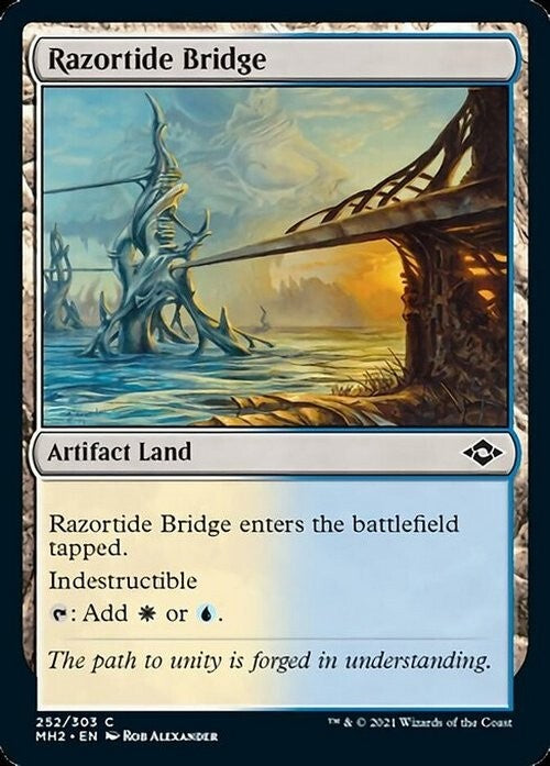 10 x Artifact BRIDGE Lands ( Full Set = 1 of each ) [ NM ] [ Magic MTG ]