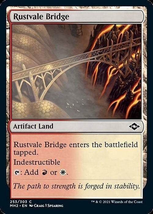10 x Artifact BRIDGE Lands ( Full Set = 1 of each ) [ NM ] [ Magic MTG ]