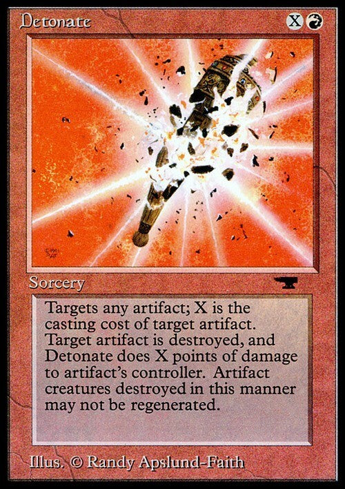Detonate ~ Antiquities [ PLAYED ] [ Magic MTG ]