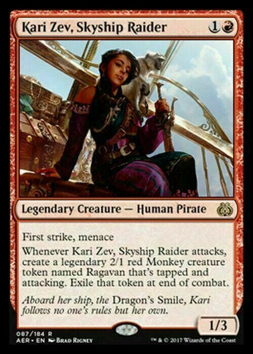 Kari Zev, Skyship Raider ~ Aether Revolt [ EX ] [ Magic MTG ]