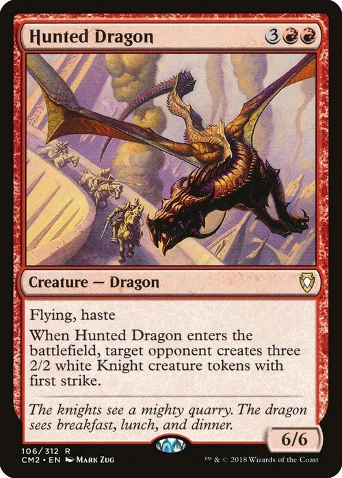 Hunted Dragon ~ Commander Anthology 2 [ NM ] [ Magic MTG ]