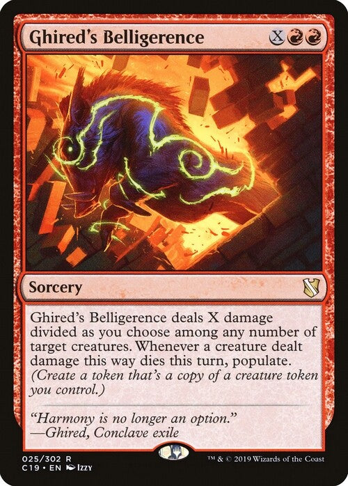 Ghired's Belligerence ~ Commander 2019 [ EX ] [ Magic MTG ]