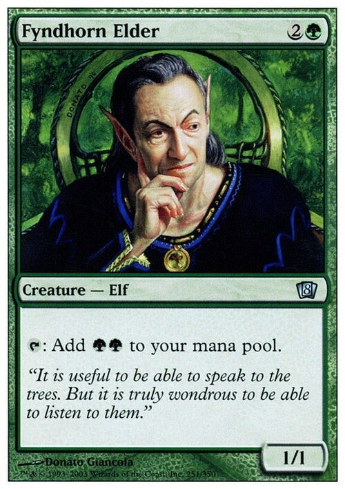 Fyndhorn Elder ~ Eighth Edition [ EX ] [ Magic MTG ]