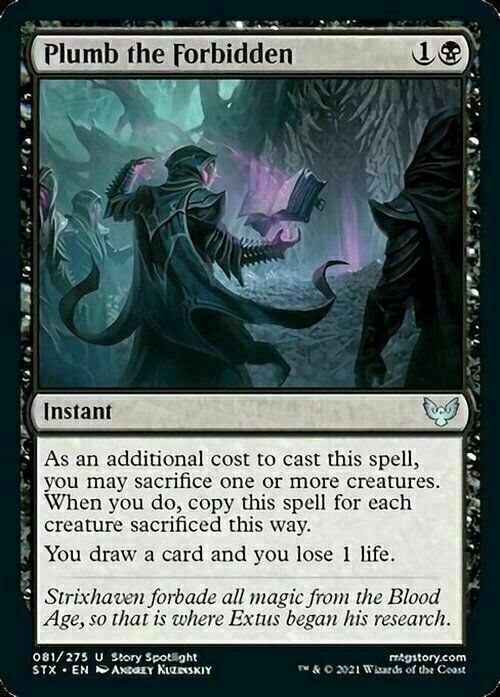 Plumb the Forbidden ~ Strixhaven [ EX ] [ Magic MTG ]