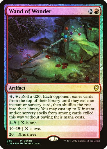 FOIL Wand of Wonder ~ Promo Commander Legends 2 [ NM ] [ Magic MTG ]
