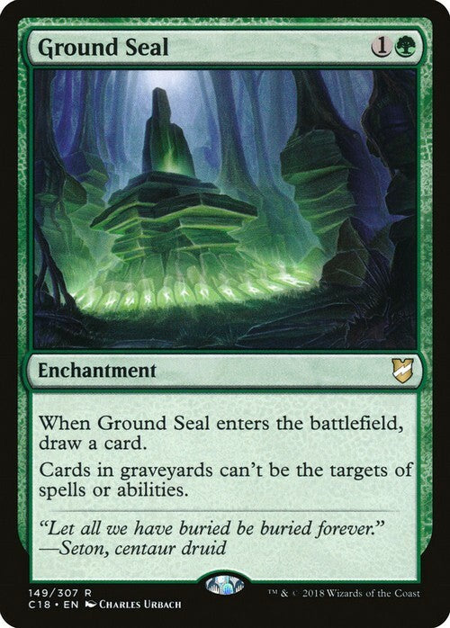 Ground Seal ~ Commander 2018 [ EX ] [ Magic MTG ]