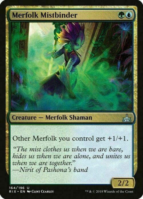 Merfolk Mistbinder ~ Rivals of Ixalan [ EX ] [ Magic MTG ]