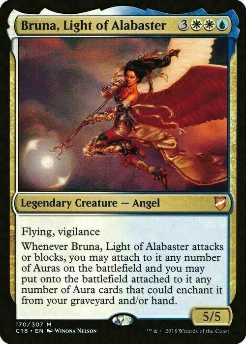 Bruna, Light of Alabaster ~ Commander 2018 [ NM ] [ Magic MTG ]