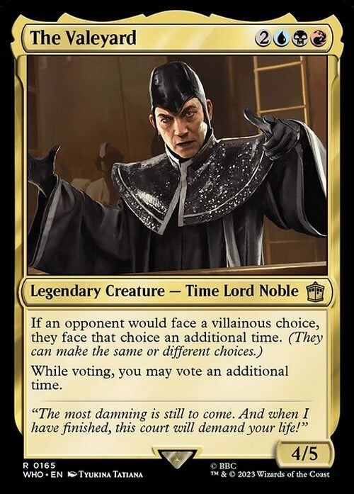 The Valeyard ~ Commander: Doctor Who [ NM ] [ Magic MTG ]