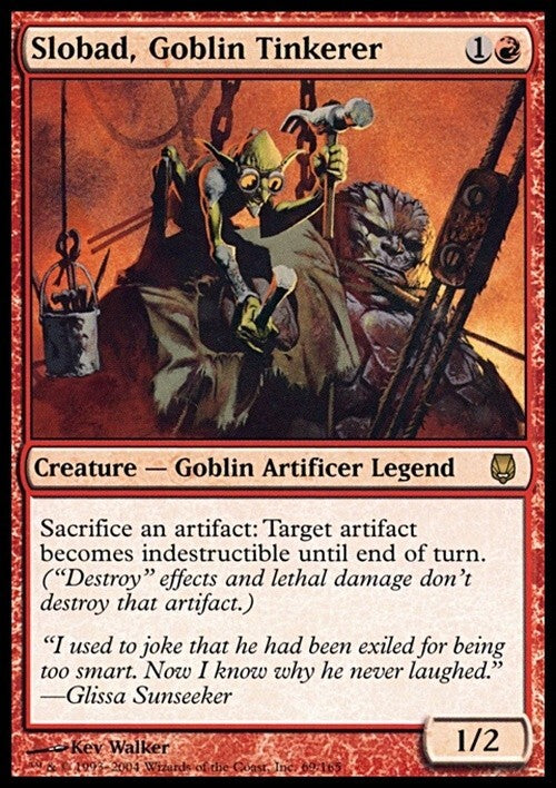 Slobad, Goblin Tinkerer ~ Darksteel [ EX ] [ Magic MTG ]