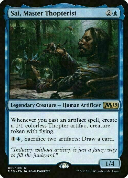 Sai, Master Thopterist ~ Core 2019 [ NM ] [ Magic MTG ]
