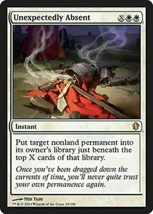 Unexpectedly Absent ~ Commander 2013 [ EX ] [ Magic MTG ]