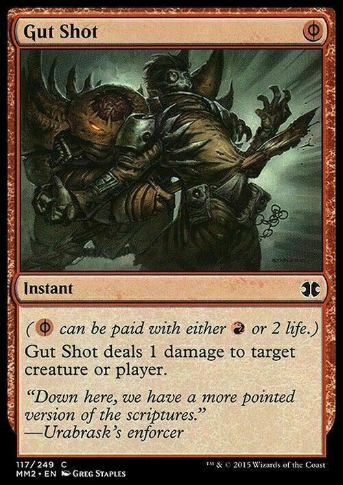 Gut Shot ~ Modern Masters 2015 [ EX ] [ Magic MTG ]