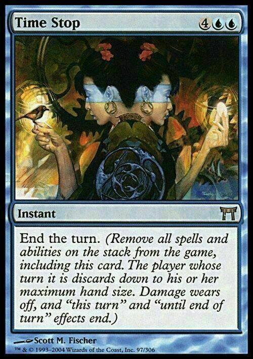 Time Stop ~ Champions of Kamigawa [ EX ] [ Magic MTG ]