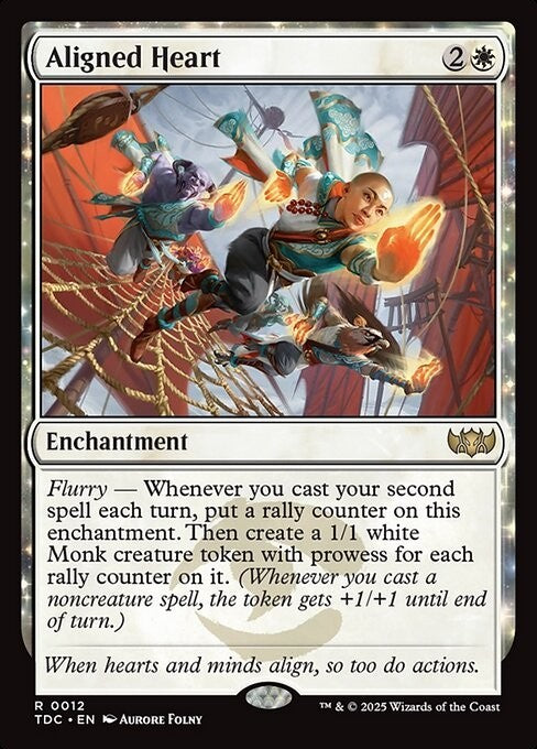 Aligned Heart ~ Commander: Tarkir: Dragonstorm [ NM ] [ Magic MTG ]